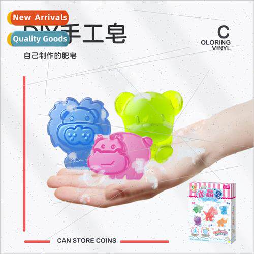 Animal crystal soap dinosaur children handmade soap kinderga