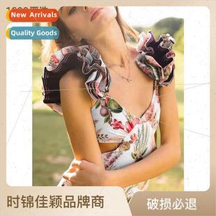 swimsu backless sexy deep female piece one new Europe 2023