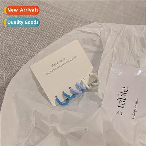 Daily Hundred earrings set three sets 2023 new tide earrings