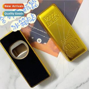 Magnetic Beer Stripe Brick Win Faux Props Opener Gold Bottle