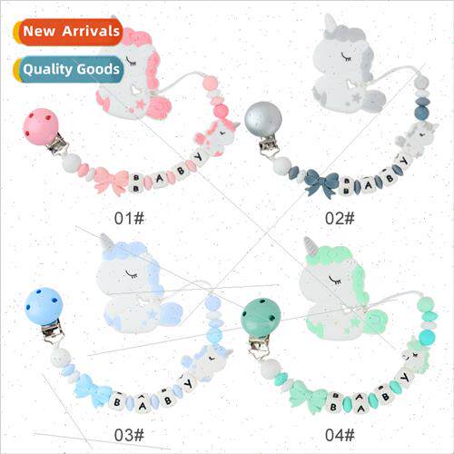 Baby Products Unicorn Teether Ribbon Anti Drop Chain Matchin