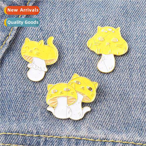 New jewelry plant series fine cartoon cute mushroom shape la