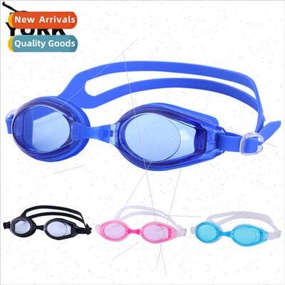Anti-fog swimming goggles cheap boxed adult plano myopia swi