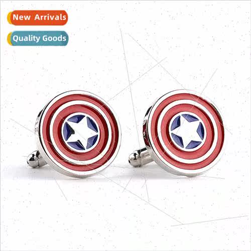 jewelry new film  Captain Flash cufflinks men su shirt acces