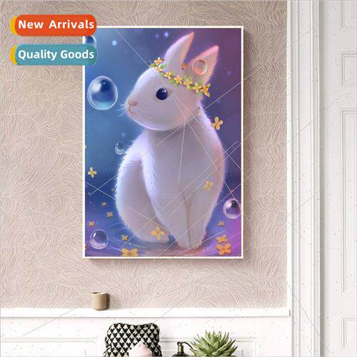 Cross Stch New DIY Cute Rabb Full Embroidery mple Handmade C