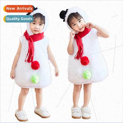 Europe Christmas Snowman Costume Snow Doll Permance Costume