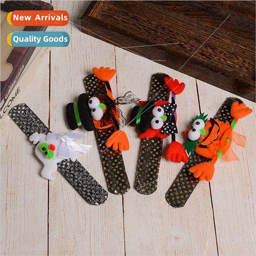 New Halloween sequins luminous pumpkin bat ghost pat ring br