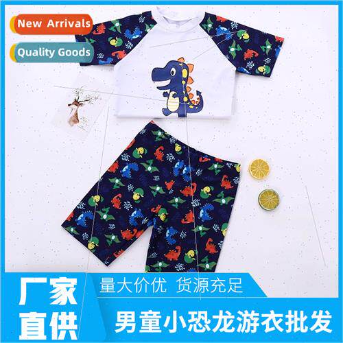 Childrens swimsus swim trunks spa baby swimsu cartoon dinosa