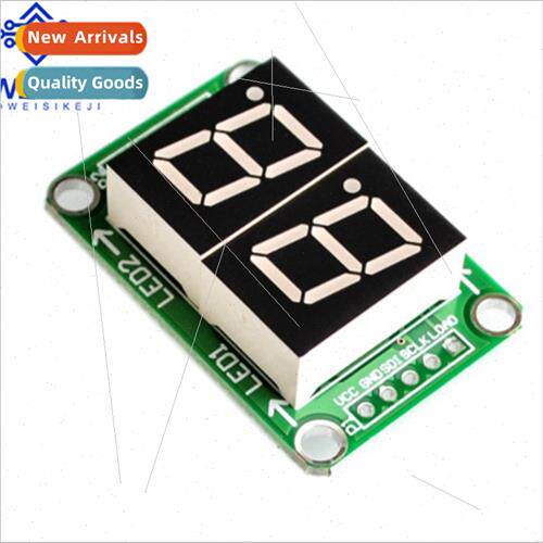 74HC595 static drive 2-segment digal tube display module can