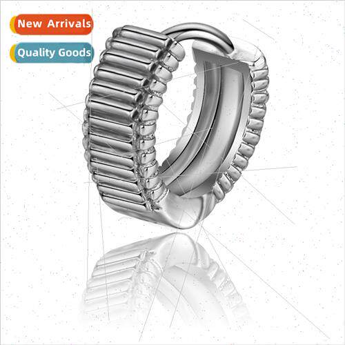Korea  simple metal wind personaly creative  earrings double