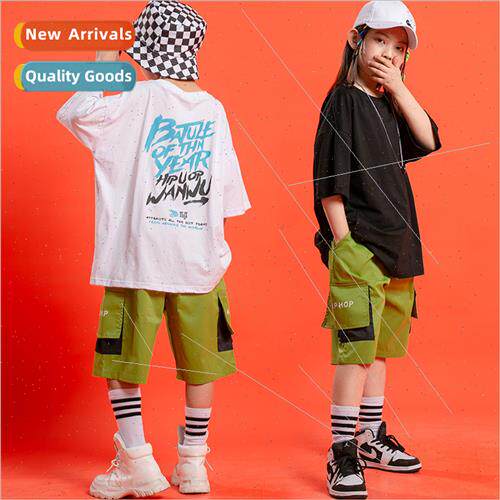Children Set Dance Su Boys Hip Hop  Clothes Summer Children