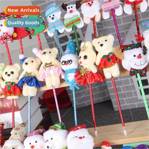 Christmas gifts small gifts Santa Claus soft ceramic ballpoi