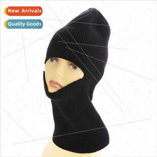 pullover knted hat one windpromask Ear hole protection