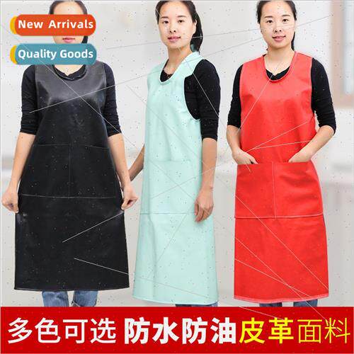 PU Leather Leather Sleeveless WaterproOil Stain Resistant Me