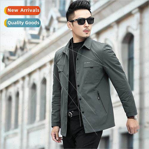 Casual jacket men 2023 new Korea  nd fall coat black jacket