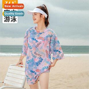 piece ladies fat conservative three new 2021 swimsu Spl