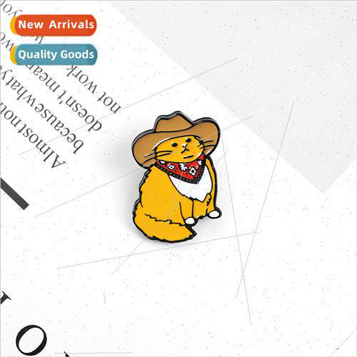 Europe Uned States cartoon cute creative western cowboy cat