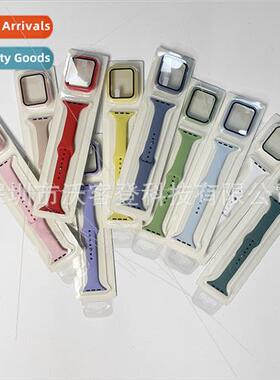 适用Apple Applewatch876SE54321 Small Savage Silicone iWatch