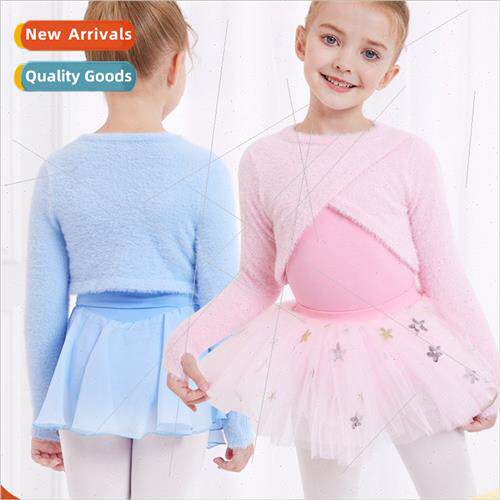Childrens dance jacket sweater fall and winter girls long-sl