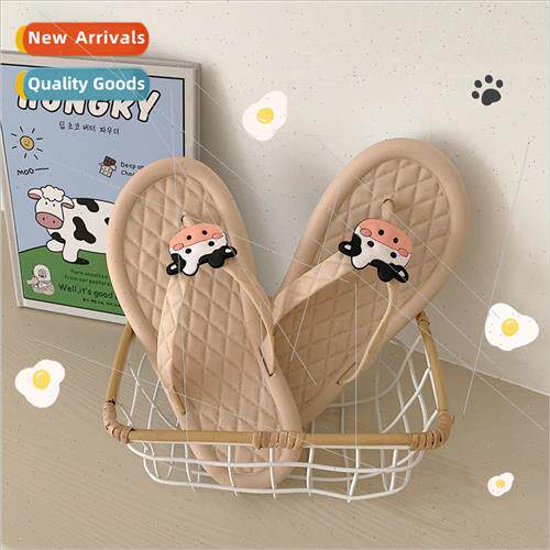Female summer cartoon cute anti flip-flops ins fashion new s