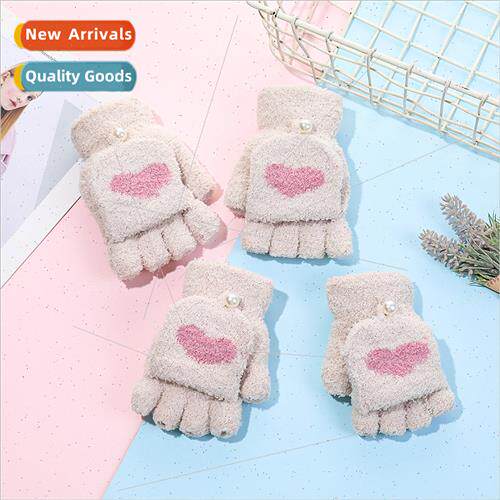 Winter warm padded thickened cold knting cute adult female