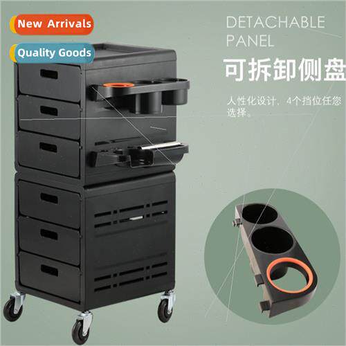 Multifunctional beauty trolley hair coloring workbench hair