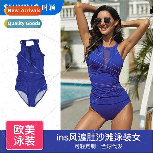 2023 Summer New Spl Swimsu Women Ins Wind Conservative Swimw