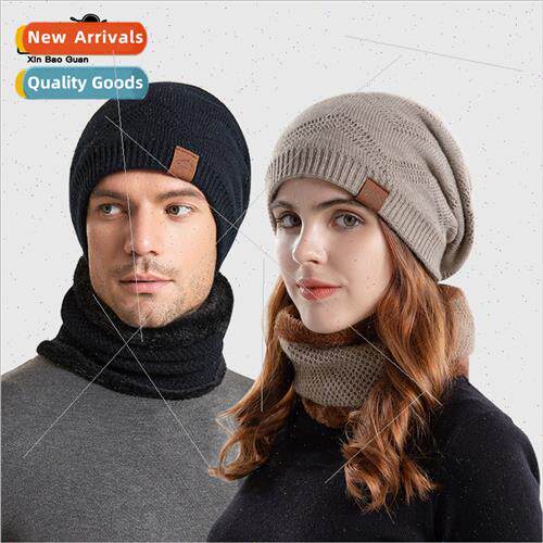 Men women hats scarf set Korea  padded set head cap outdoor