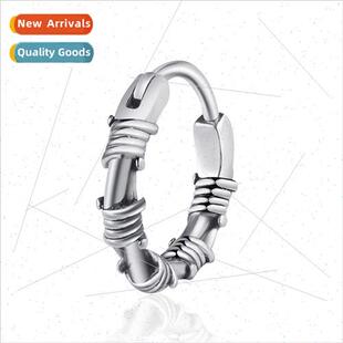 Retro hip hop accessories simple metal wind personaly creati
