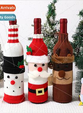 New Christmas Wine Bottle Covers Champagne Wine Creative Win