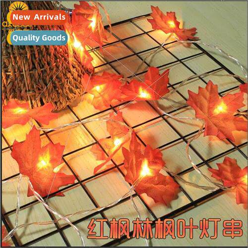 mulation maple leaf light string usb thanksgiving maple leaf