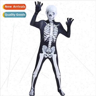Halloween clothes spoof skeleton onesie cosplay skeleton hor