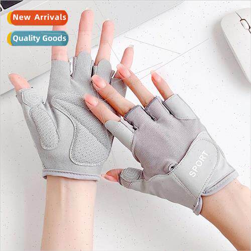 Sports cycling gloves women half finger anti-slip wear yoga