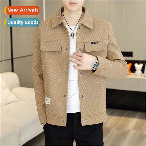Jacket men 2023 spring fall new nd Korea Slim handsome casua