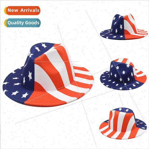 American Flag Hat Pentagram Cowboy Hat Dick Cowboy Hat USA S
