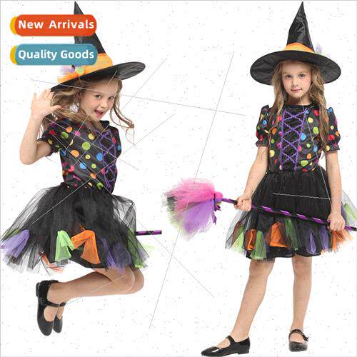 Halloween Cosplay Costumes Childrens Magic Wch Tutu G-0326 W