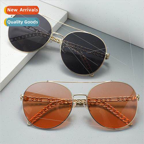 2021 new double beam fashion sunglasses women square frame g