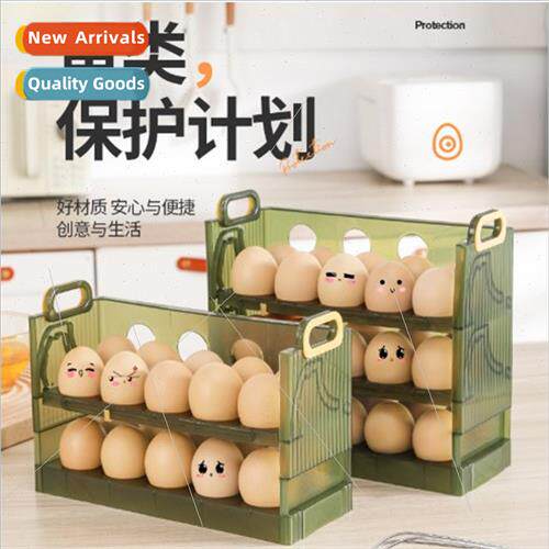Egg organizer适用refrigerator side door egg holder tray put