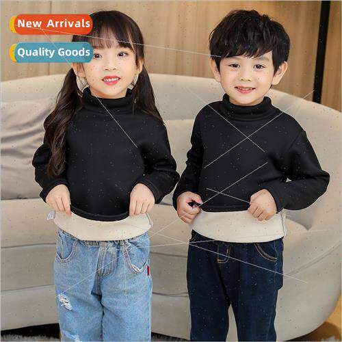 Children children solid color bottoming shirt boys girls pad