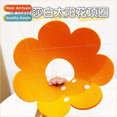 Elizabethan Collar Cat Pet Collar ghtweight Felt Headcover -