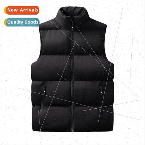Vest men new fall winter padded thickened warm windproshould