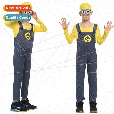 Halloween childrens costumes Masquerade yellow clothes ltle