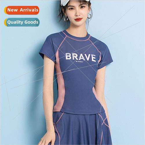 2024 new sports wind swimsu female spl students conservative