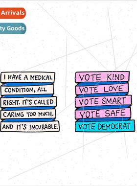 geometric series set brooches English long stripes platoon a