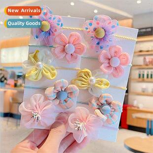 injurious female hair high girl Children elasticy headdress