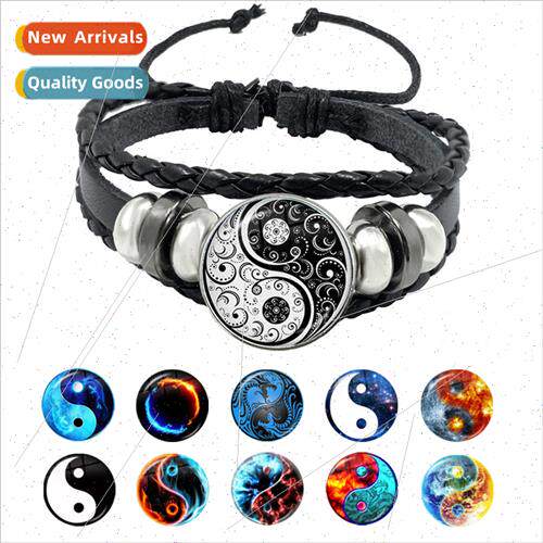 Accessories Yin Yang Tai Chi Rope Bracelet Black Bracelet Yi