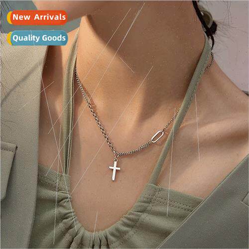 Christmas season new collarbone chain gift female ins cross