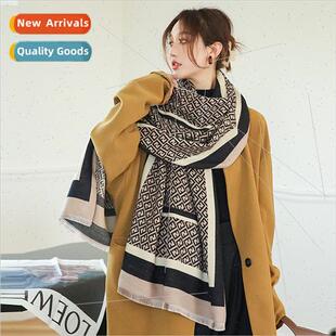 female winter printing cashmere Korea scarf new Faux 2021