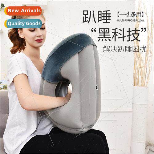 Inflatable Travel Pillow Cuddle Pillow nch Pillow Blow Up Cu