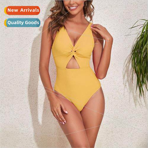 2023 Europe One Piece Bikini Conservative You Beach Vacation